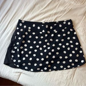 outdoor voices polka dot skort